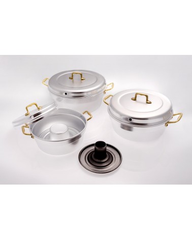Professioneller Flammenofen Versilia aus Aluminium -