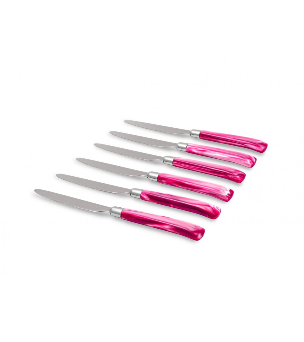 Rivadossi Sandro - Giada Coltello Tavola - Posate Moderne Madreperlate - 