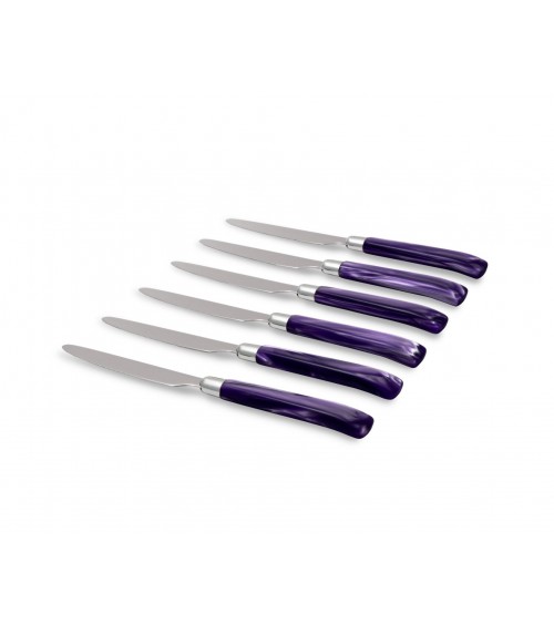 Rivadossi Sandro - Giada Coltello Tavola - Posate Moderne Madreperlate - 