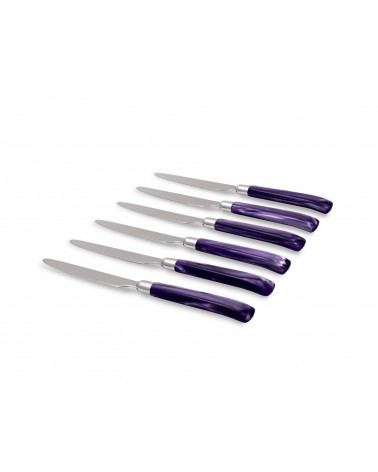 Rivadossi Sandro - Giada Coltello Tavola - Posate Moderne Madreperlate - 