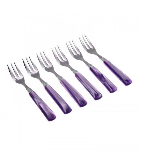 Rivadossi Modern Celebrated: Giada Forks de Dolce Set 6 Pieces -