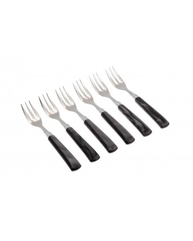 Rivadossi Modern Celebrated: Giada Forks de Dolce Set 6 Pieces -
