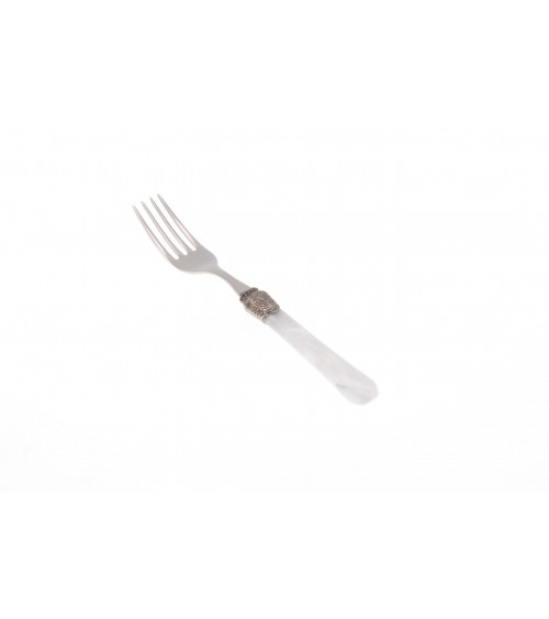 Rivadossi Sandro - Penelope Forchetta Tavola - Posate Acciaio Inox Madreperla - 