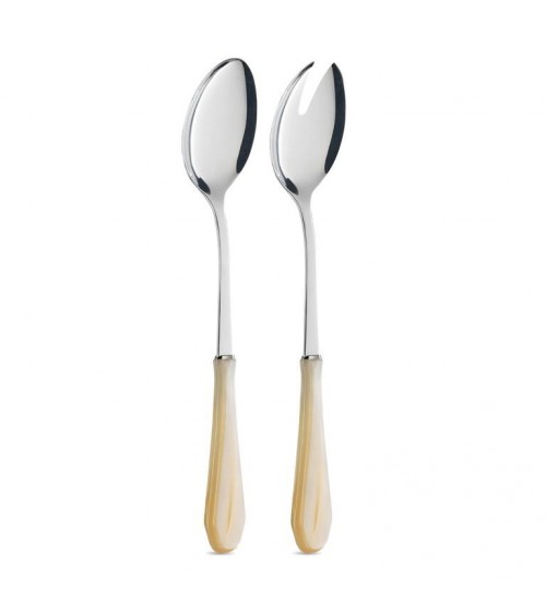 Neva Posateria Creativa - Venezia Set 2 Pz Posate Insalata Madreperla - 