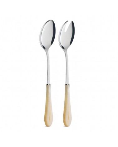 Neva Posateria Creativa - Venezia Set 2 Pz Posate Insalata Madreperla - 
