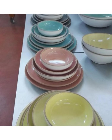 Altea farbige Böden in Steinzeug 23,5 cm - Made in Italien - hergestellt -