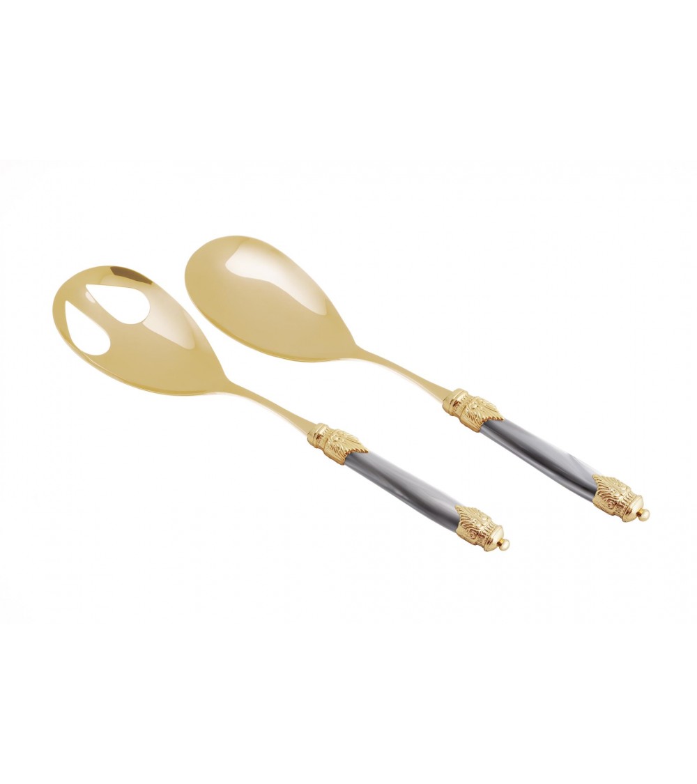 PAVD PVD LUXE SALAD LUXE SALAD - Arianna Rivadossi Sandro - Set 2 Pieces - Pearl Grey