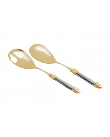 PAVD PVD LUXE SALAD LUXE SALAD - Arianna Rivadossi Sandro - Set 2 Pieces - Pearl Grey