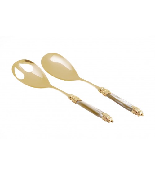 Pair Case Luxury Salad Gold Pvd - Arianna Rivadossi Sandro - Set 2 pièces - Champagne
