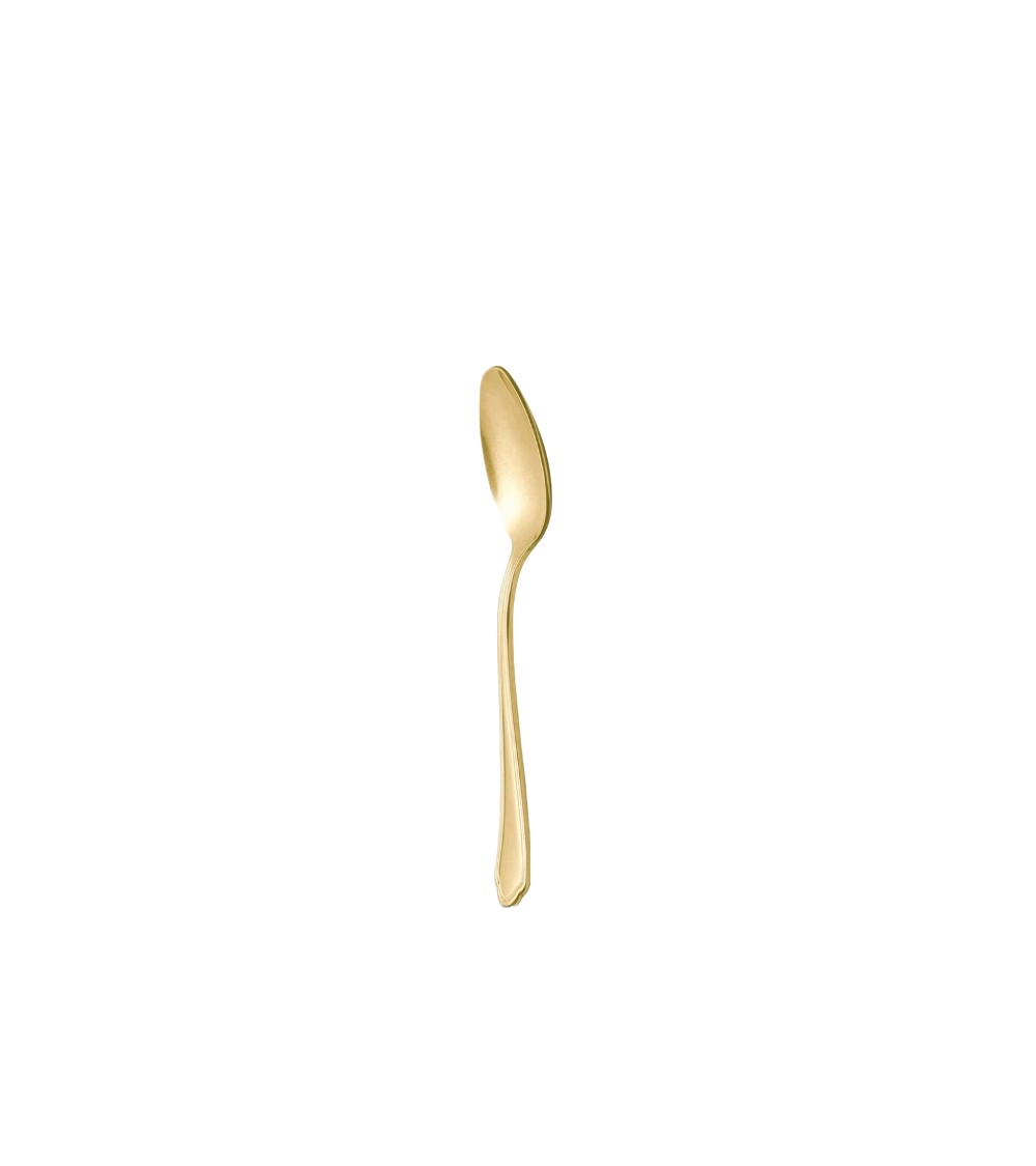 Cucchiaio da Tavola Vintage Oro Opaco – Acciaio Inox 18/10 PVD Oro | Neva Posateria Creativa | Made in Italy - 