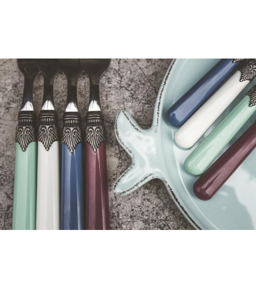 Set Posate Colorate CLASSIC Rivadossi Sandro – 48 pezzi Eleganti e Chic 100% Made in Italy - 