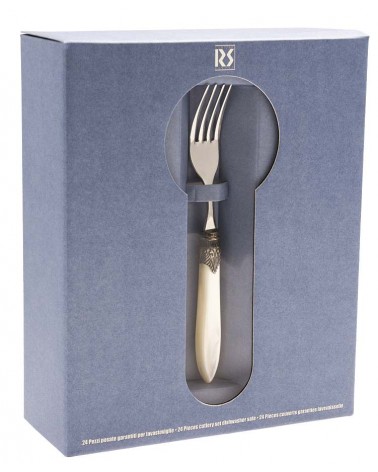 Couverts Pvd Or Rivadossi Sandro - Laura Set 24pcs Acier Inox - 