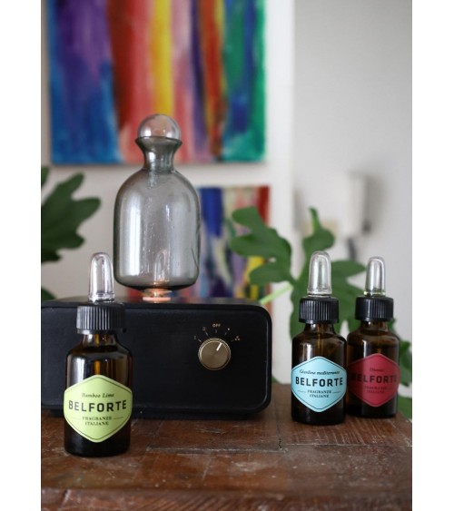 Diffusore Olii Essenziali Puri - Ampolla Retrò – Design Elegante e Diffusione Senza Acqua - 