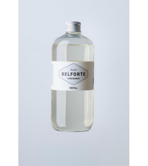 Ricarica Diffusore Lino Bianco Belforte Fragranze Italiane – Made in Italy – Esclusiva Modalyssa Store – 250ml / 500ml - 