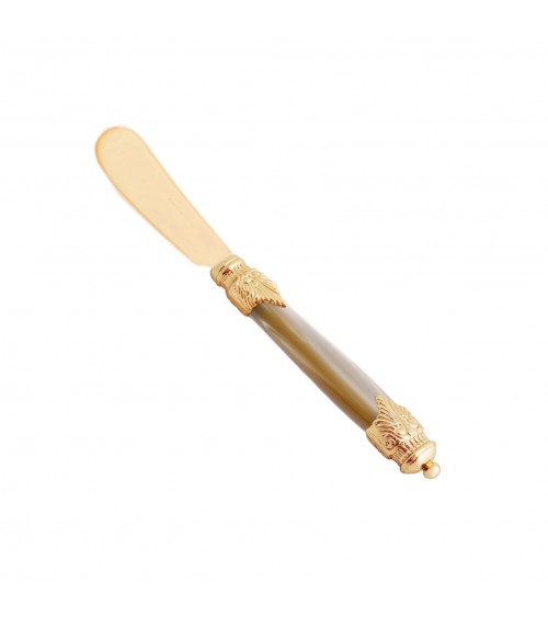 Butterstreicher 18/10 Edelstahl Perlmutteffekt Arianna Gold - Luxusbesteck Made in Italy Rivadossi Sandro -