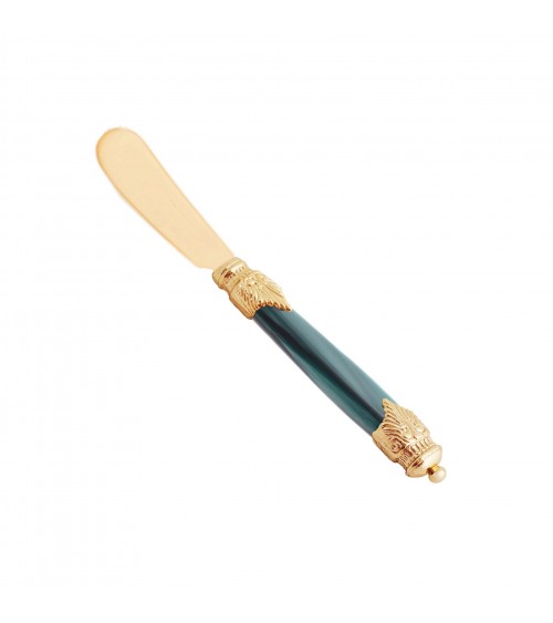 Spalmaburro Acciaio Inox 18/10 Effetto Madreperla Arianna Oro – Posate Lusso Made in Italy Rivadossi Sandro - 