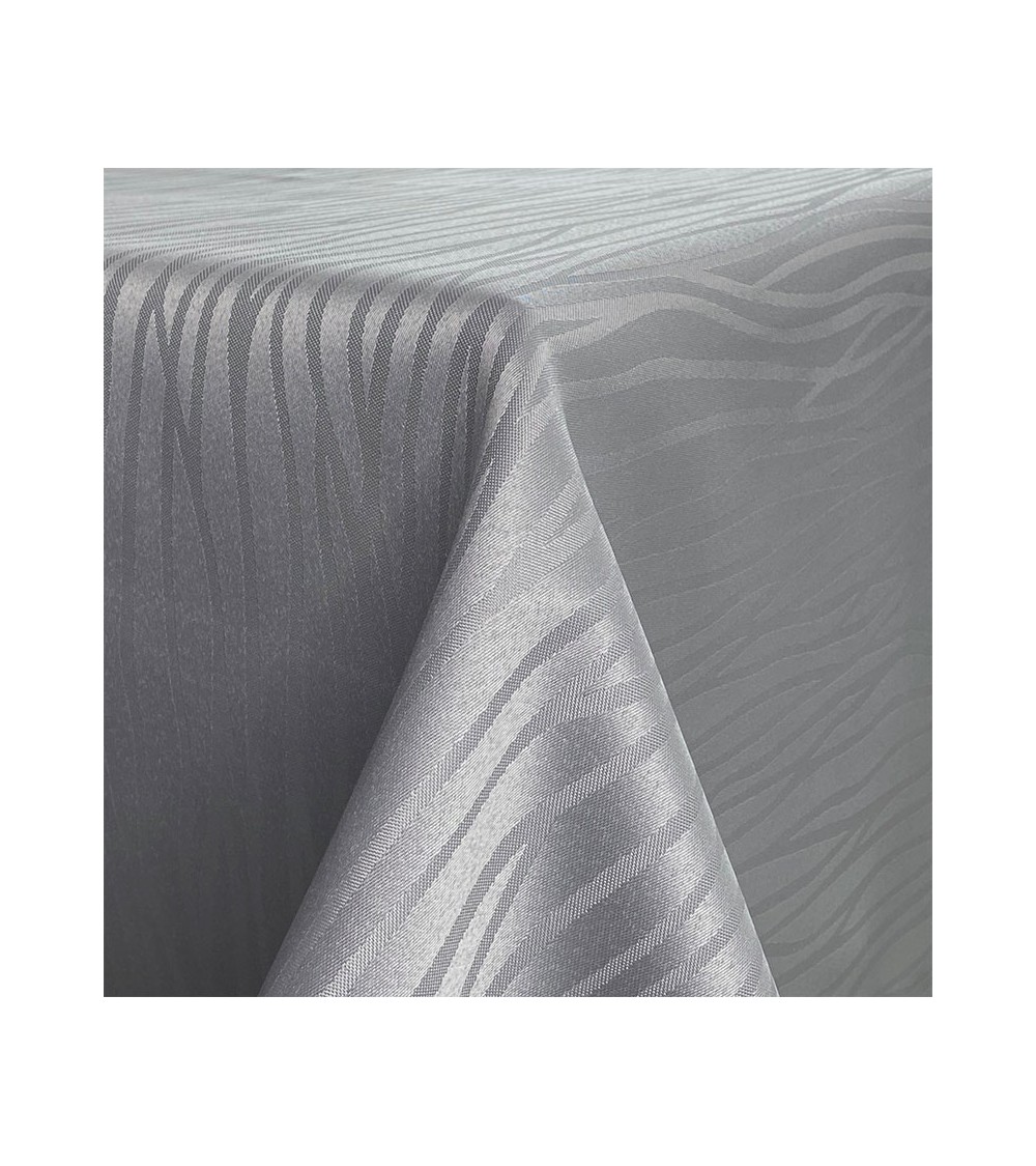 Neutral Gray French Pattern Tablecloth -