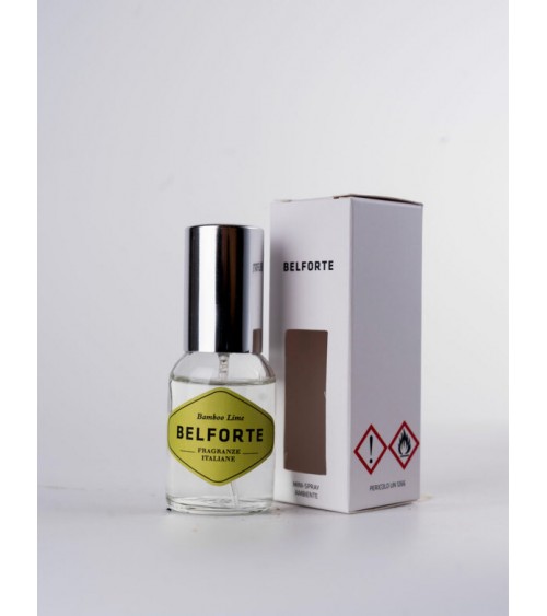 Set mit 2 Mini-Raumsprays 20 ml: 1 Stück Bernstein + 1 Stück Bambus-Limette, tragbare Düfte für Zuhause und Auto –