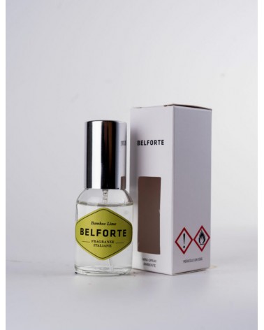 Set mit 2 Mini-Raumsprays 20 ml: 1 Stück Bernstein + 1 Stück Bambus-Limette, tragbare Düfte für Zuhause und Auto –