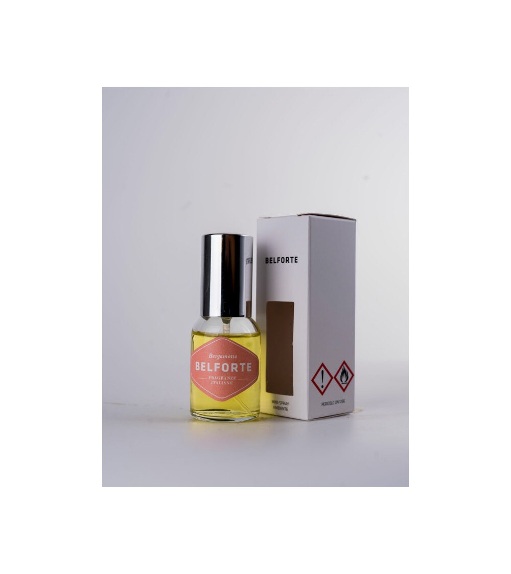 Set 2 Mini Spray Ambiente 20 ml:  1pz Bergamotto + 1pz Lino Bianco, Fragranze Portatili Casa e Auto - 