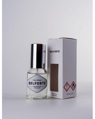Set 2 Mini Spray Ambiente 20 ml:  1pz Bergamotto + 1pz Lino Bianco, Fragranze Portatili Casa e Auto - 