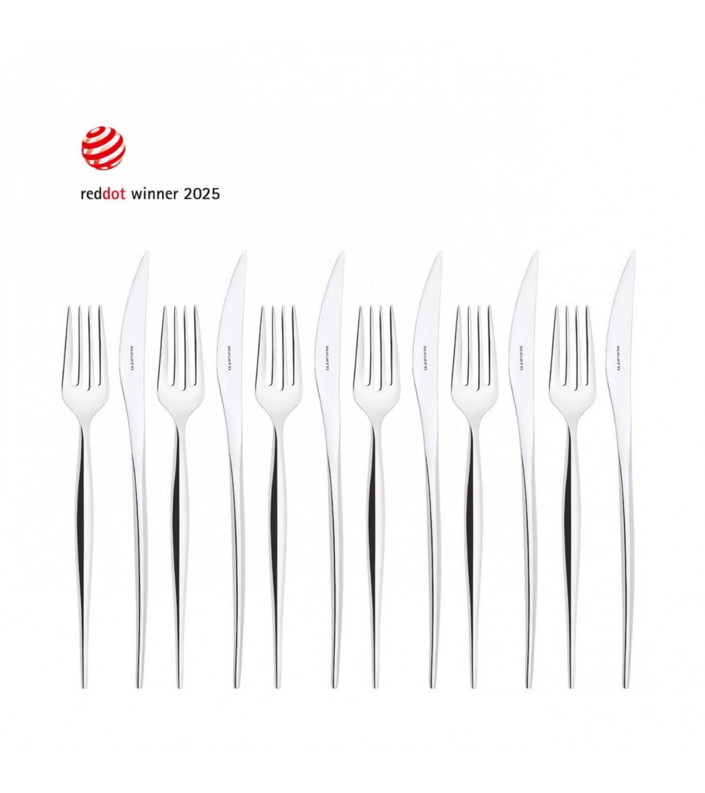 copy of Set 6 Stainless Steel Dessert Forks - "Essences of Nature" Modalyssa Exclusive Selection -