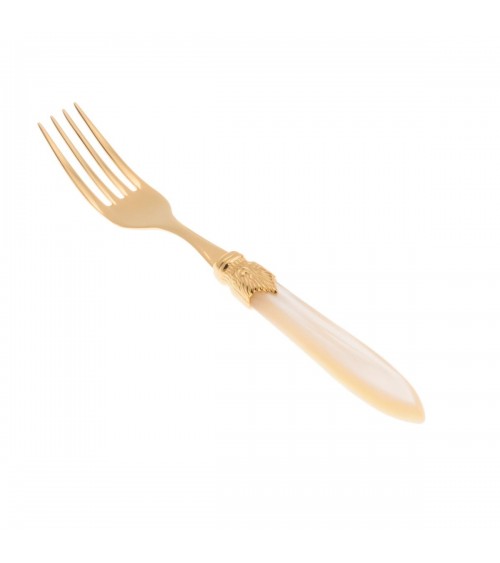 Goldene Tafelgabel - Laura Oro Pvd von Rivadossi Sandro – Luxus Made in Italy | Modalyssa -