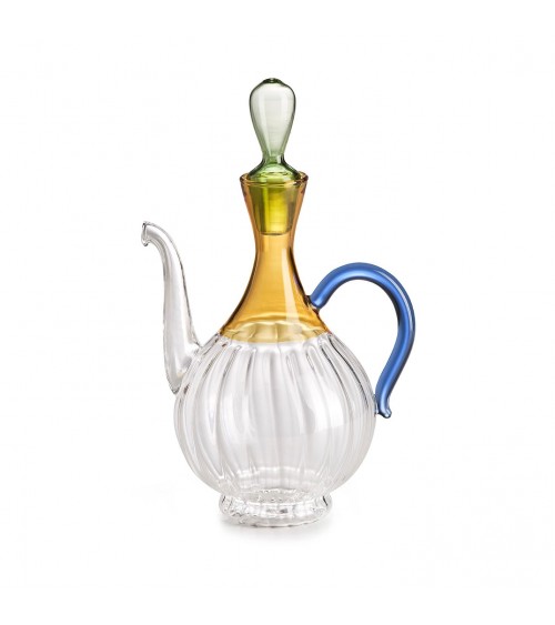 Oasis Menage aus widerstandsfähigem Glas, mehrfarbig, transparent/bernsteinfarben/grün/blau, Kl. 42 – Modalyssa –