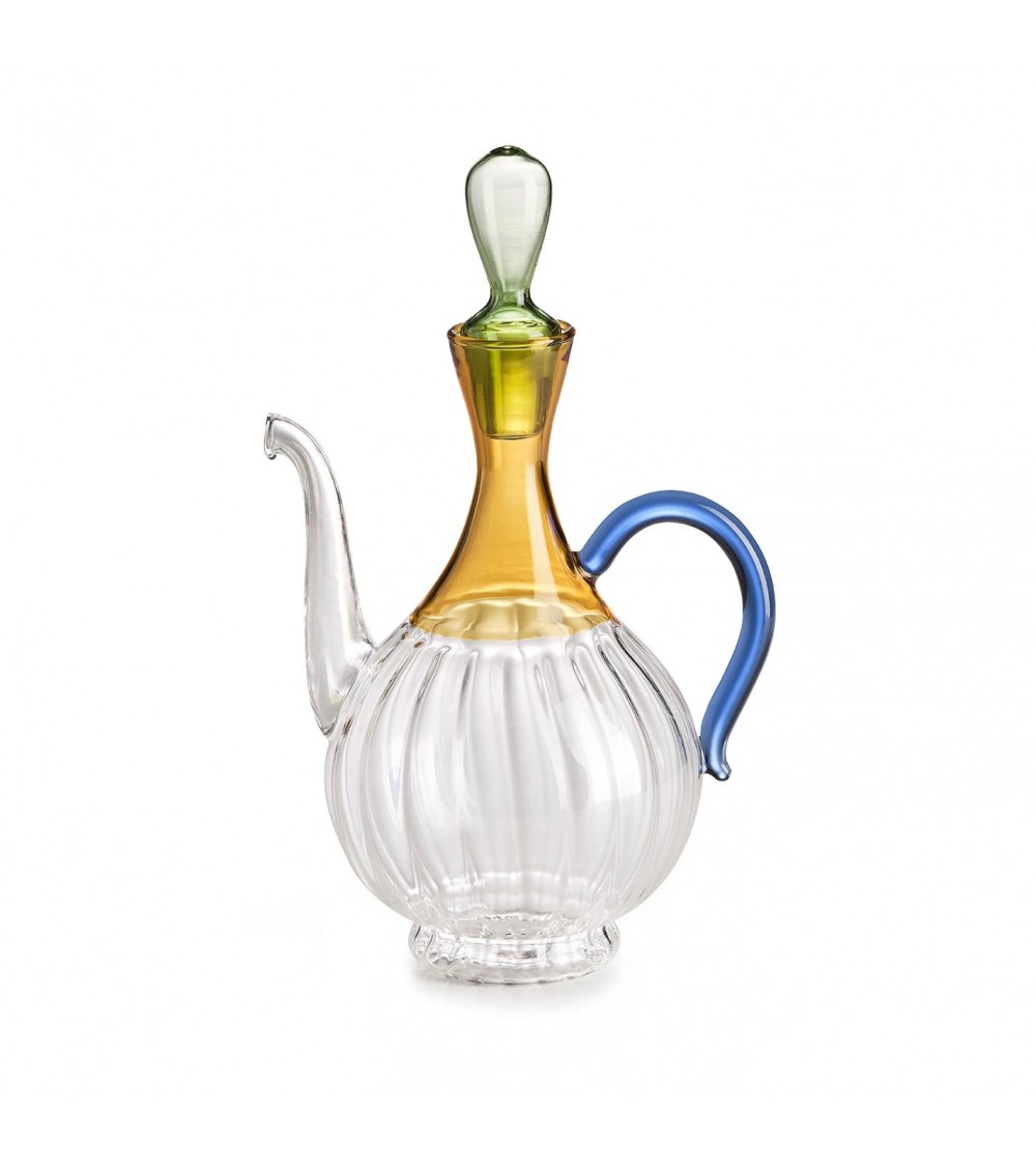 Oasis Menage aus widerstandsfähigem Glas, mehrfarbig, transparent/bernsteinfarben/grün/blau, Kl. 42 – Modalyssa –