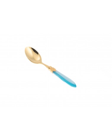Cucchiaio da Minestra Laura Oro Rivadossi Sandro – Posata Luxury PVD Oro Made in Italy - Modalysssa - 