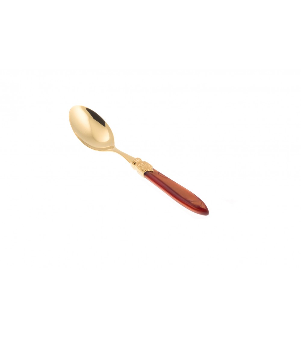 Cucchiaio da Minestra Laura Oro Rivadossi Sandro – Posata Luxury PVD Oro Made in Italy - Modalysssa - 