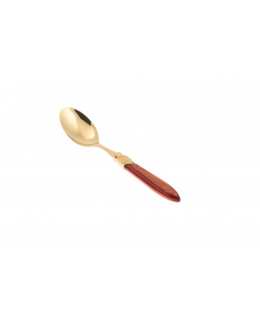 Cucchiaio da Minestra Laura Oro Rivadossi Sandro – Posata Luxury PVD Oro Made in Italy - Modalysssa - 