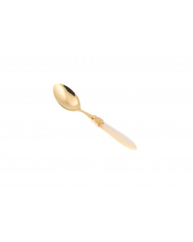 Cucchiaio da Minestra Laura Oro Rivadossi Sandro – Posata Luxury PVD Oro Made in Italy - Modalysssa - 
