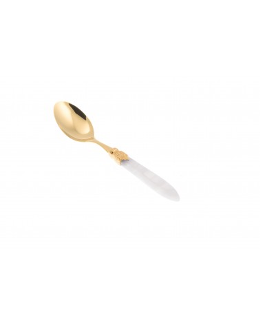 Cucchiaio da Minestra Laura Oro Rivadossi Sandro – Posata Luxury PVD Oro Made in Italy - Modalysssa - 