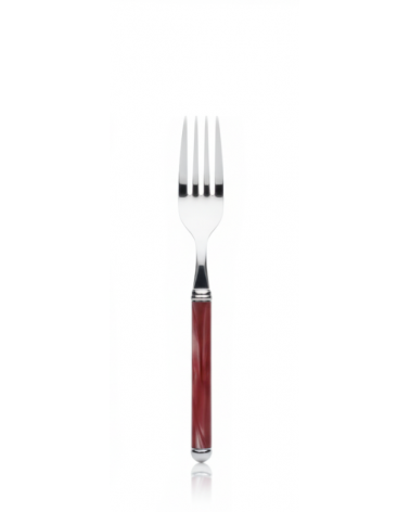 Rodi Forchetta Frutta - Posate Moderne Acciaio Inox e Manico Madreperla Rivadossi Sandro - Made in Italy - Modalyssa -