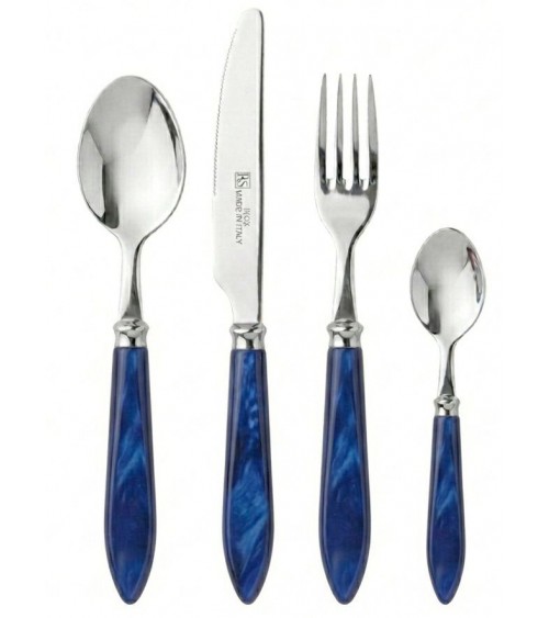 Rivadossi Sandro Besteck: Agata-Set, 24-teilig, Perlmuttgriff im modernen Stil - 