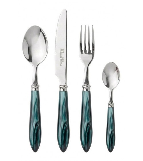 Couverts Rivadossi Sandro : Ensemble Agata 4 pièces Couverts de table en nacre de style moderne - 