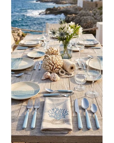 copy of Farbiges Bistrobesteck – Einfarbig Staubblau – Neva Posateria Creativa - 