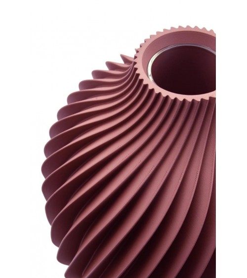 Vase von Design Kivan | Spirale aus PLA und Glas – Yliaca -