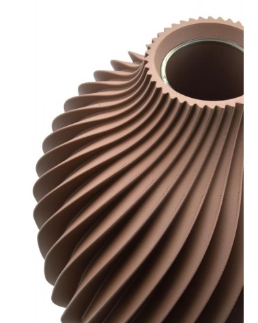 Vase par Design Kivan | Spirale en PLA et Verre – Yliaca -
