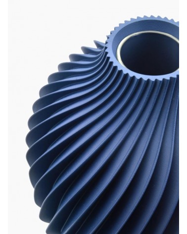 Vase von Design Kivan | Spirale aus PLA und Glas – Yliaca -
