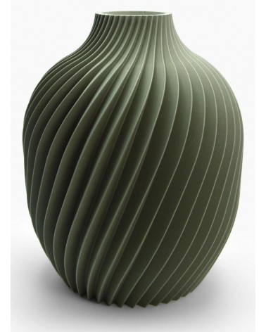 Vase by Design Kivan | Spiral in PLA and Glass – Yliaca -