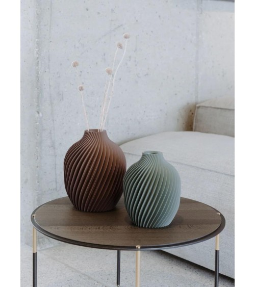 Vaso di Design Kivan | Spirale in PLA e Vetro – Yliaca - 