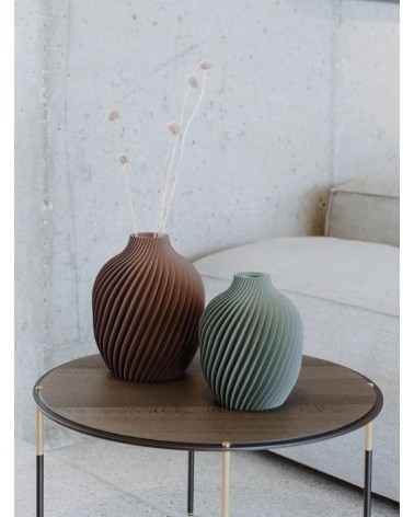 Vaso di Design Kivan | Spirale in PLA e Vetro – Yliaca - 