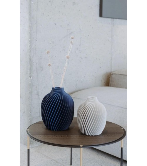 Vase by Design Kivan | Spiral in PLA and Glass – Yliaca -