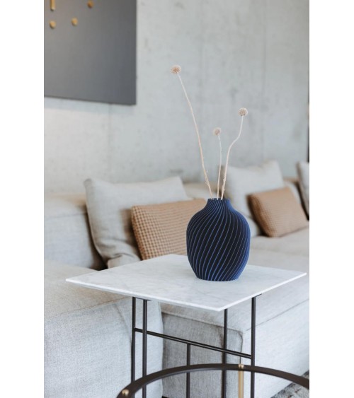 Vase par Design Kivan | Spirale en PLA et Verre – Yliaca -