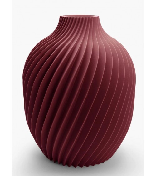 Vase von Design Kivan | Spirale aus PLA und Glas – Yliaca -