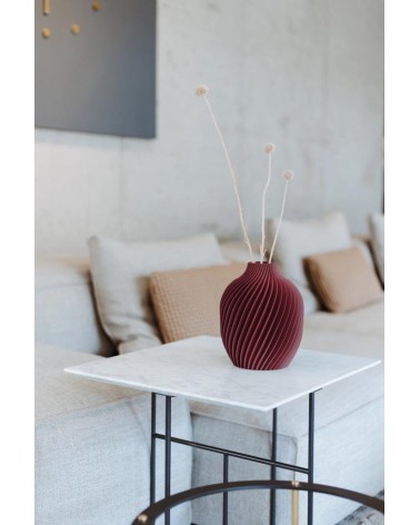 Vase by Design Kivan | Spiral in PLA and Glass – Yliaca -