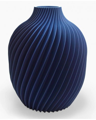 Vase von Design Kivan | Spirale aus PLA und Glas – Yliaca -