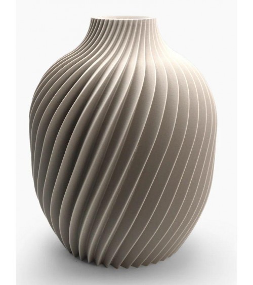 Vase von Design Kivan | Spirale aus PLA und Glas – Yliaca -